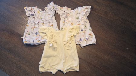 Baby Rompers Set of 3 Newborn Size Ted Baker Floral