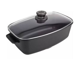 Gastrolux Bräter mit Glasdeckel 39 x 22 cm
