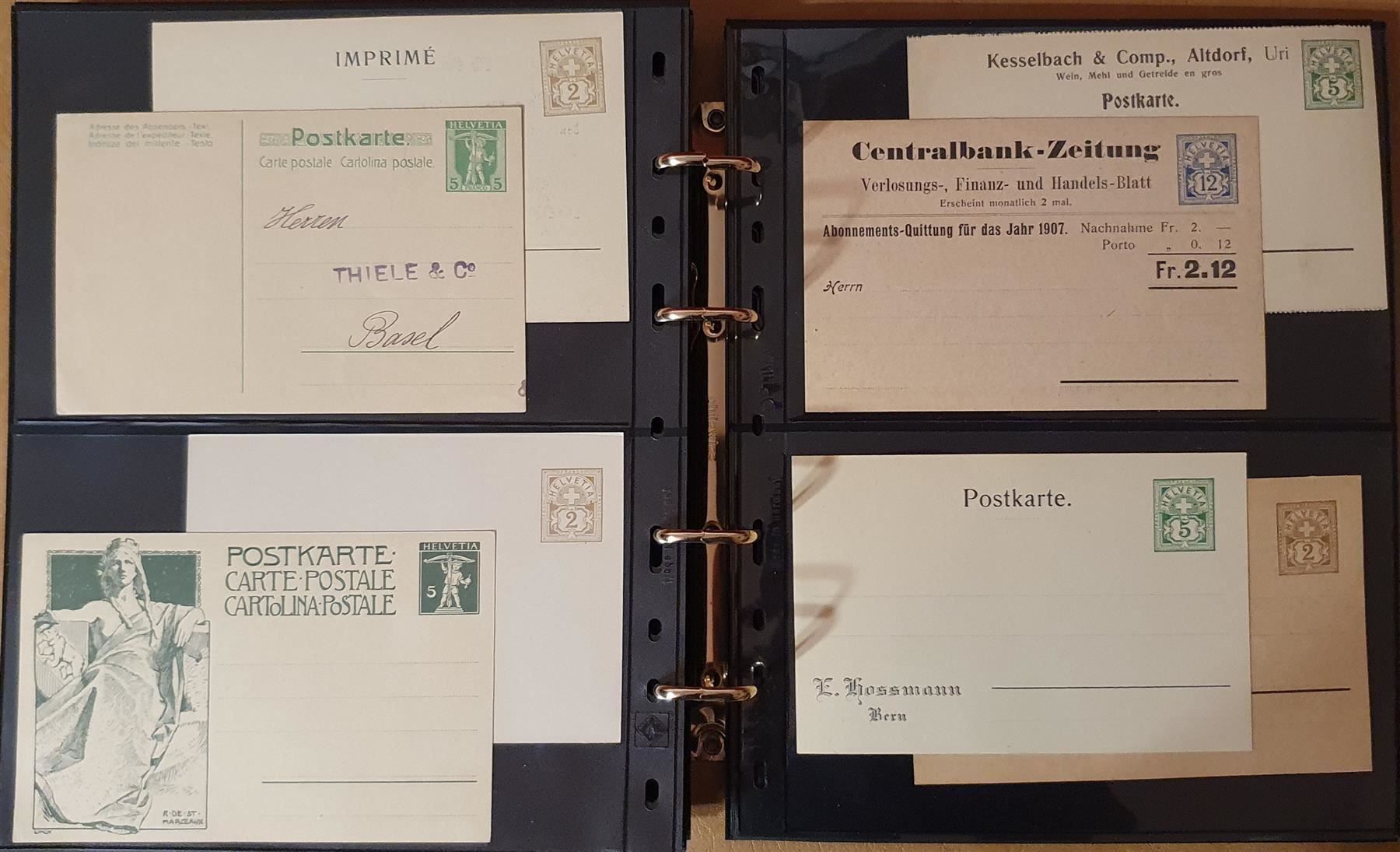 Alle Briefmarken: 2 Alben mit alten Briefen Schweiz – Gebraucht aus Kreuzlingen von Rschweiz1 3