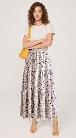 Zara donna lunga a Balze L/Maxi Rock -fiori-nuova-nuova