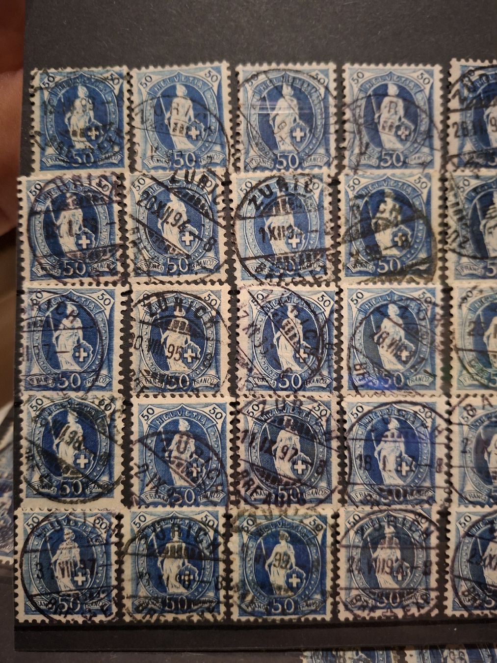 Tutti i francobolli: Stehende Helvetia 70D / 70C 84Stk. – Usato da Balgach venduto da SIMEON27 1