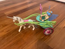 Playmobil Einhorn Kutsche Fee guter Zustand