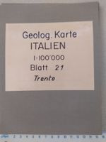 Geologische Karte Italien 1:100'000 Blatt 21 Trento