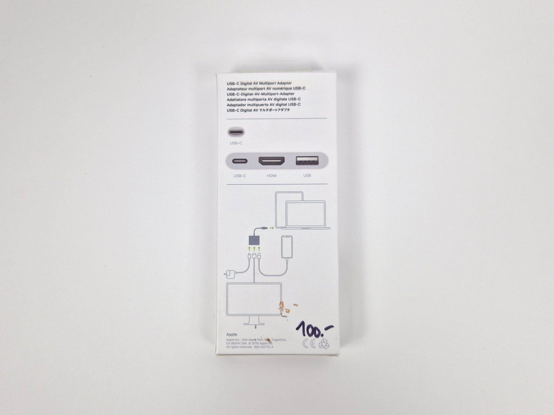 Apple Laufwerke & Adapter: Apple USB-C to Digital AV Multiport Adapter – Neu (gemäss Beschreibung) aus Basel von Restwert_Basel 1