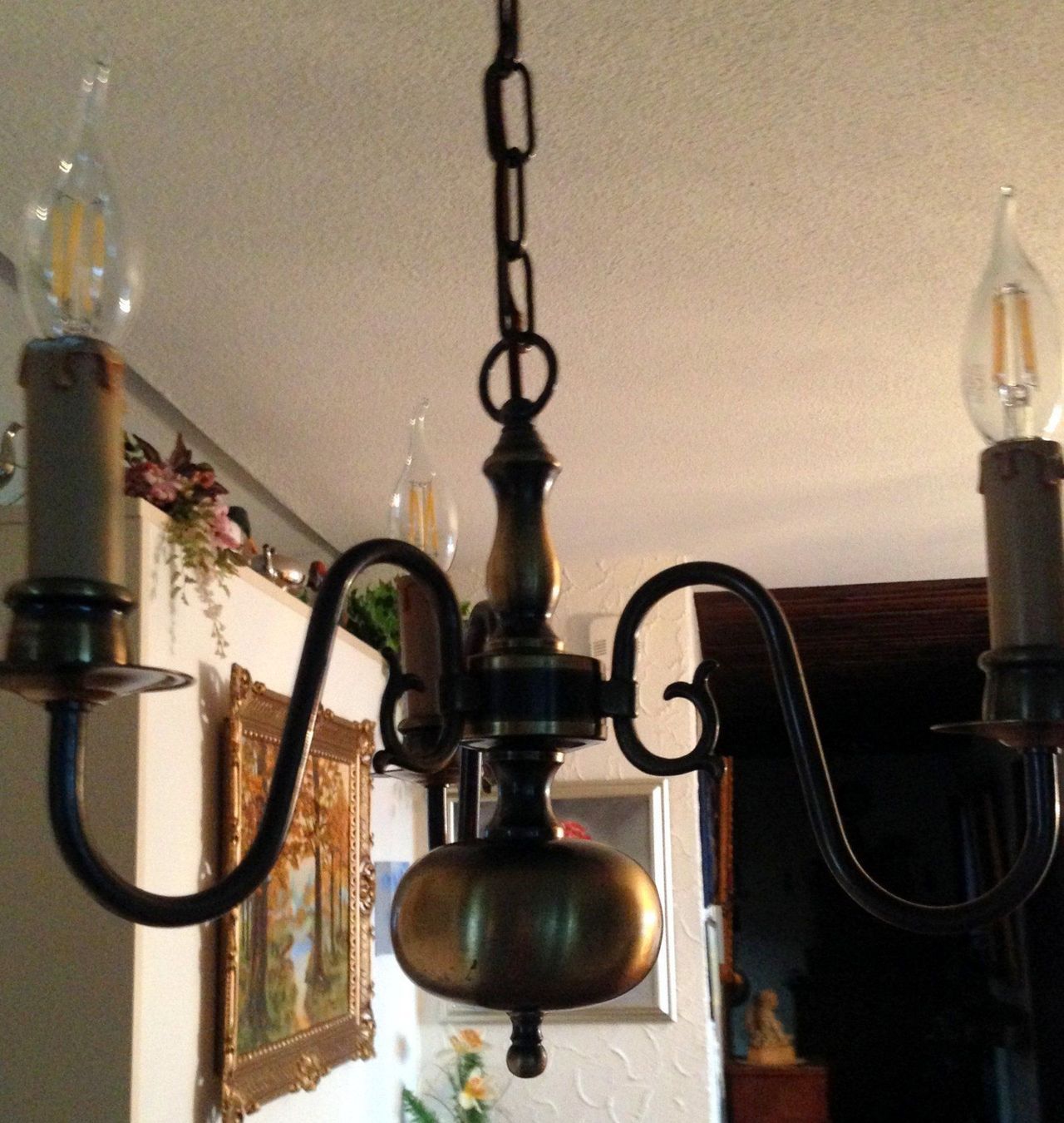 Lampadari & plafoniere: 3-armiger Holländer dimmbare LED Birnen – Usato da Eschenbach venduto da Alicekunst 3