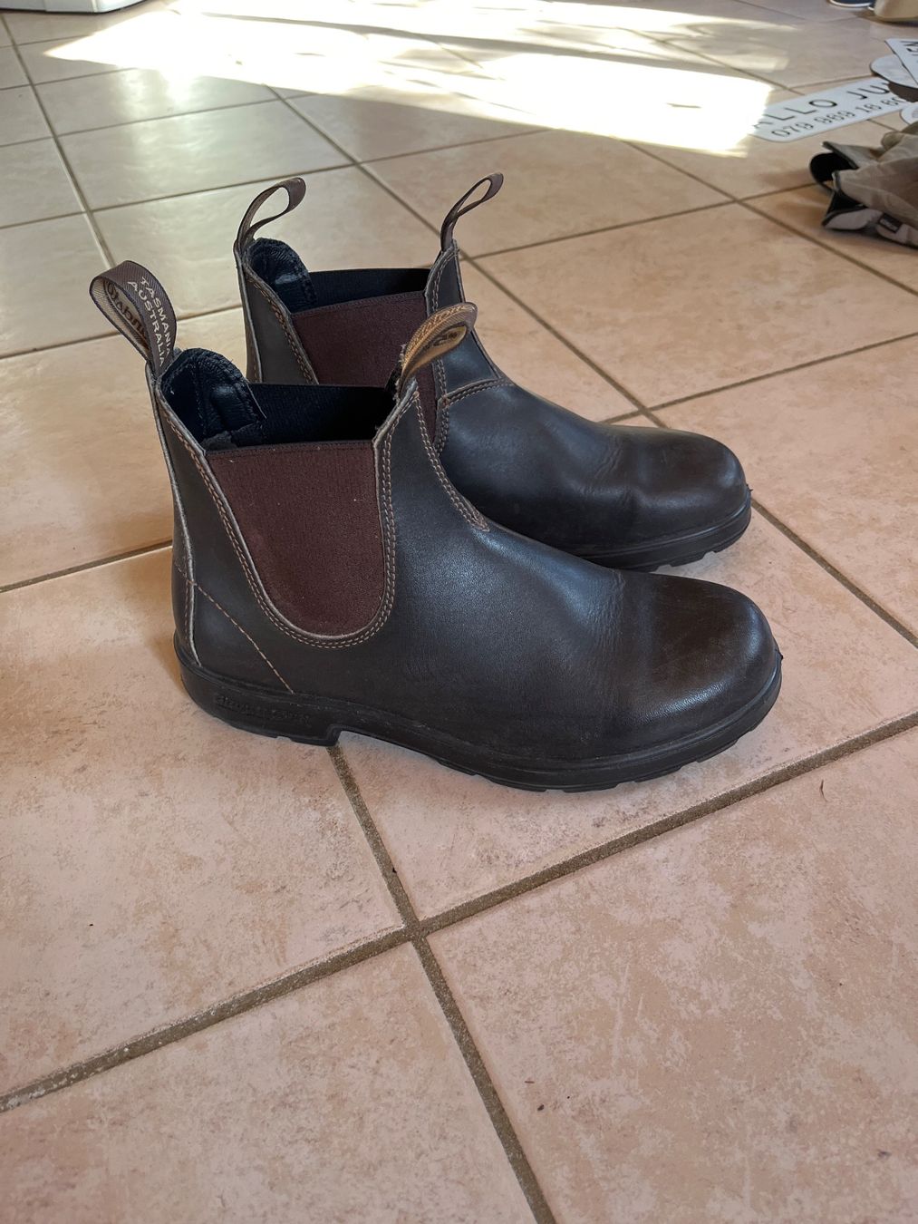 Herrenschuhe: Blundstone 500 stout brown taille 8 – Gebraucht aus Château d'Oex von cla_7tch