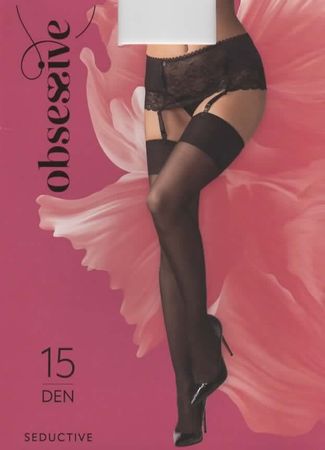 Obsessive Strümpfe schwarz Grösse S/M (36-38)