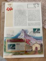 Schweiz Spezial Briefmarke und Telefonkarte Matterhorn