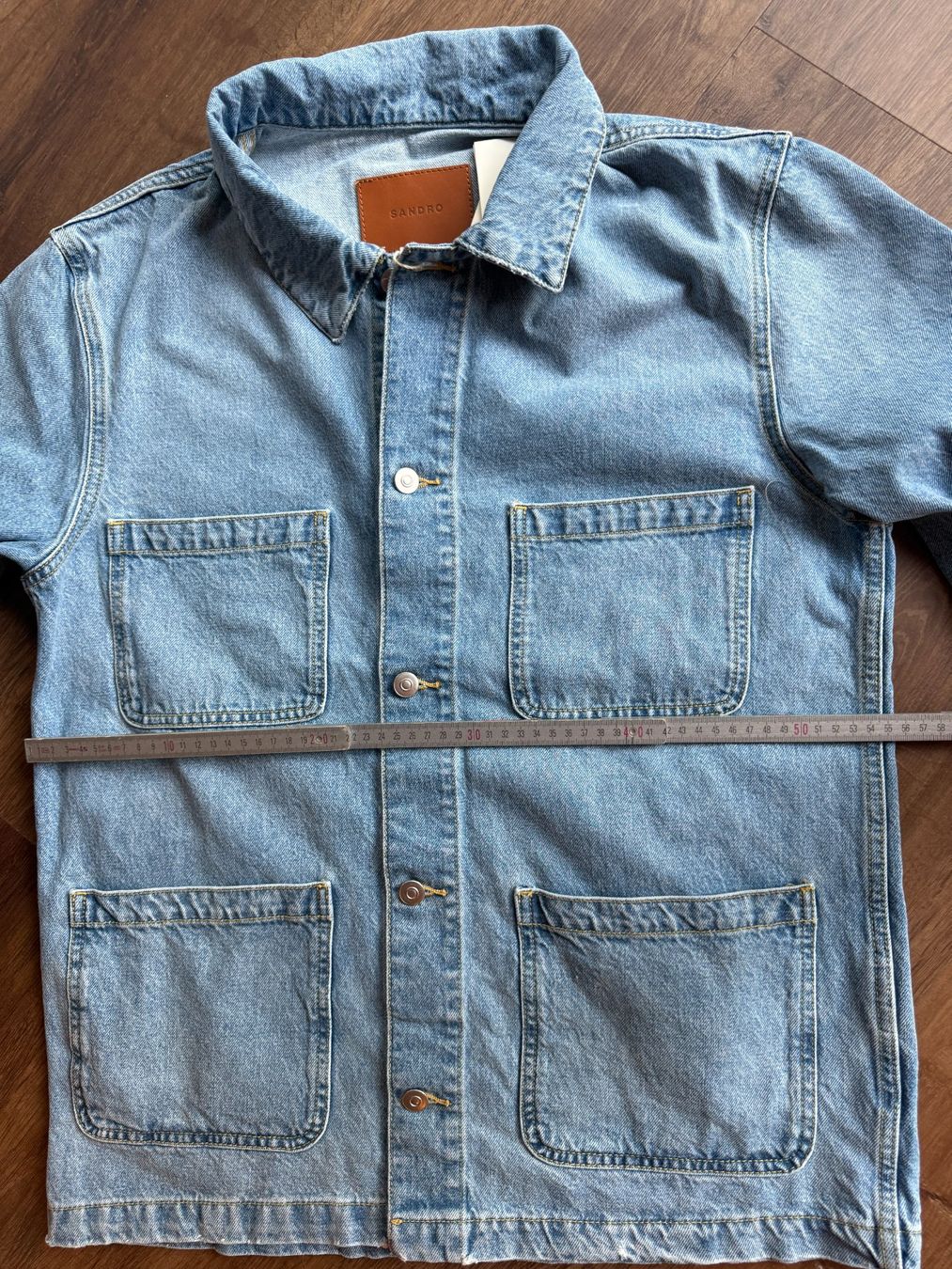 Sandro Giacche: New £305 Sandro denim jacket - M – Nuovo e nell'imballaggio originale da St-Sulpice VD venduto da juhdu 2