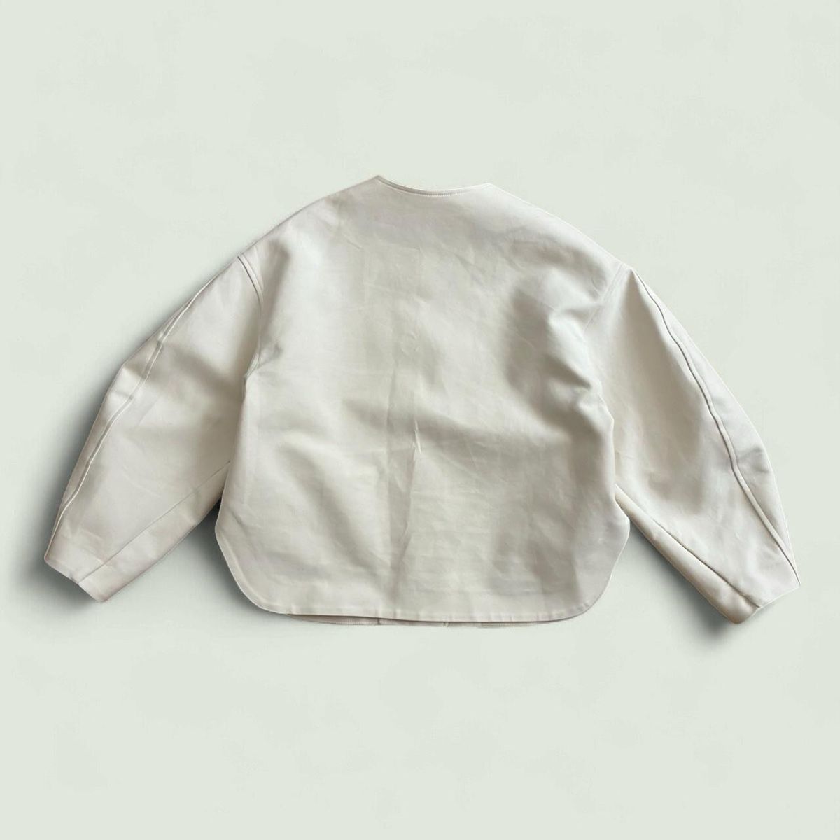 Jacken: collarless structured jacket | cream – Gebraucht aus Zürich von h_studio_edit 1