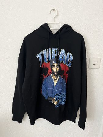 Schwarzer 2Pac Hoodie - XS - Neuwertig - Top Zustand!