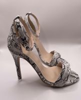 Snake Print High Heels Sandaletten Gr. 36 Stiletto