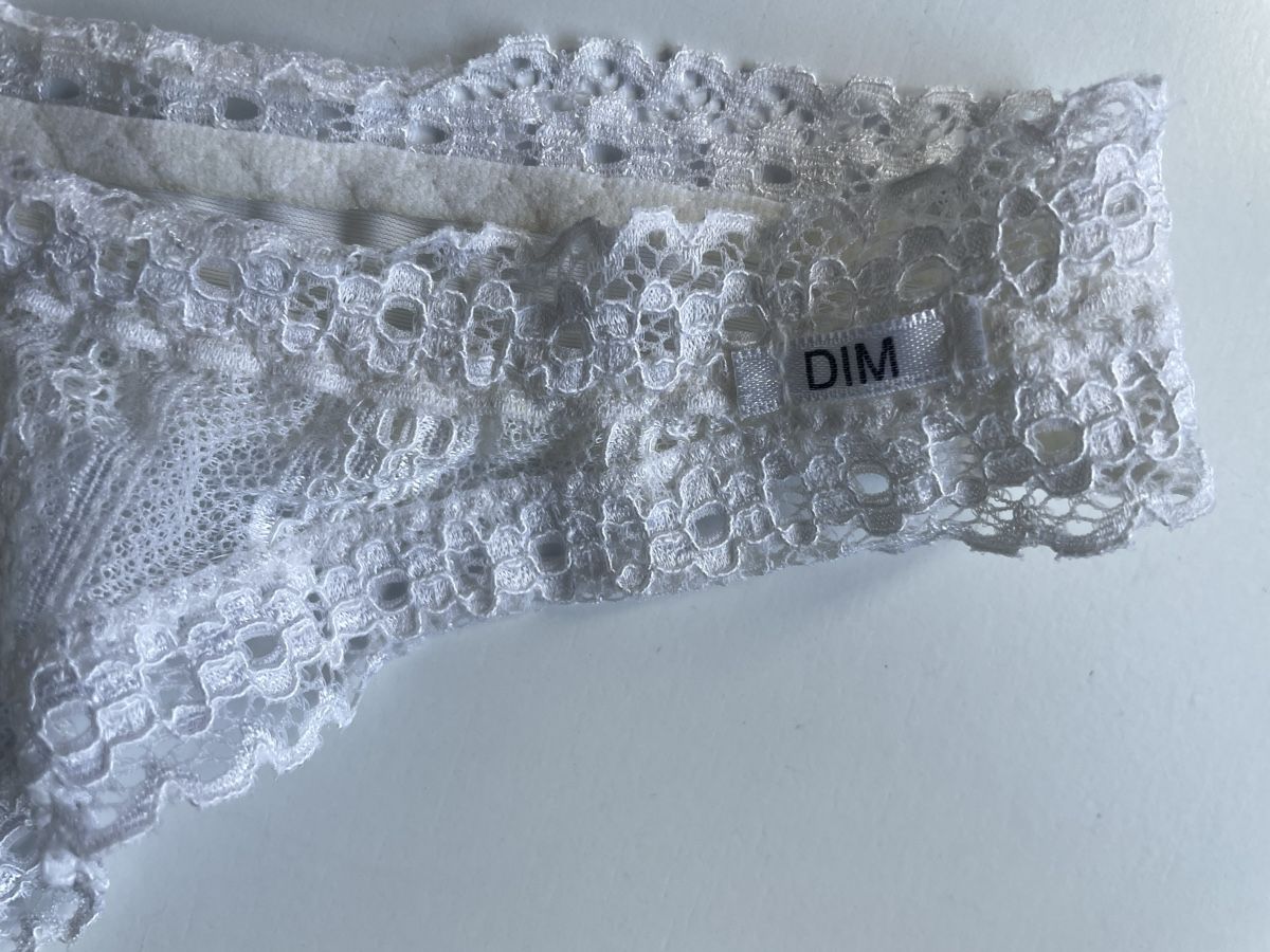 Negligees & Pigiami: Weisses Lingerie Set oder Nachtwäsche Gr. M Spitze DIM – Usato da Gockhausen venduto da AnneT07 5
