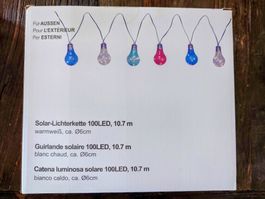 *Neu* Outdoor Solar-Lichterkette 4-farbig | 10.7m