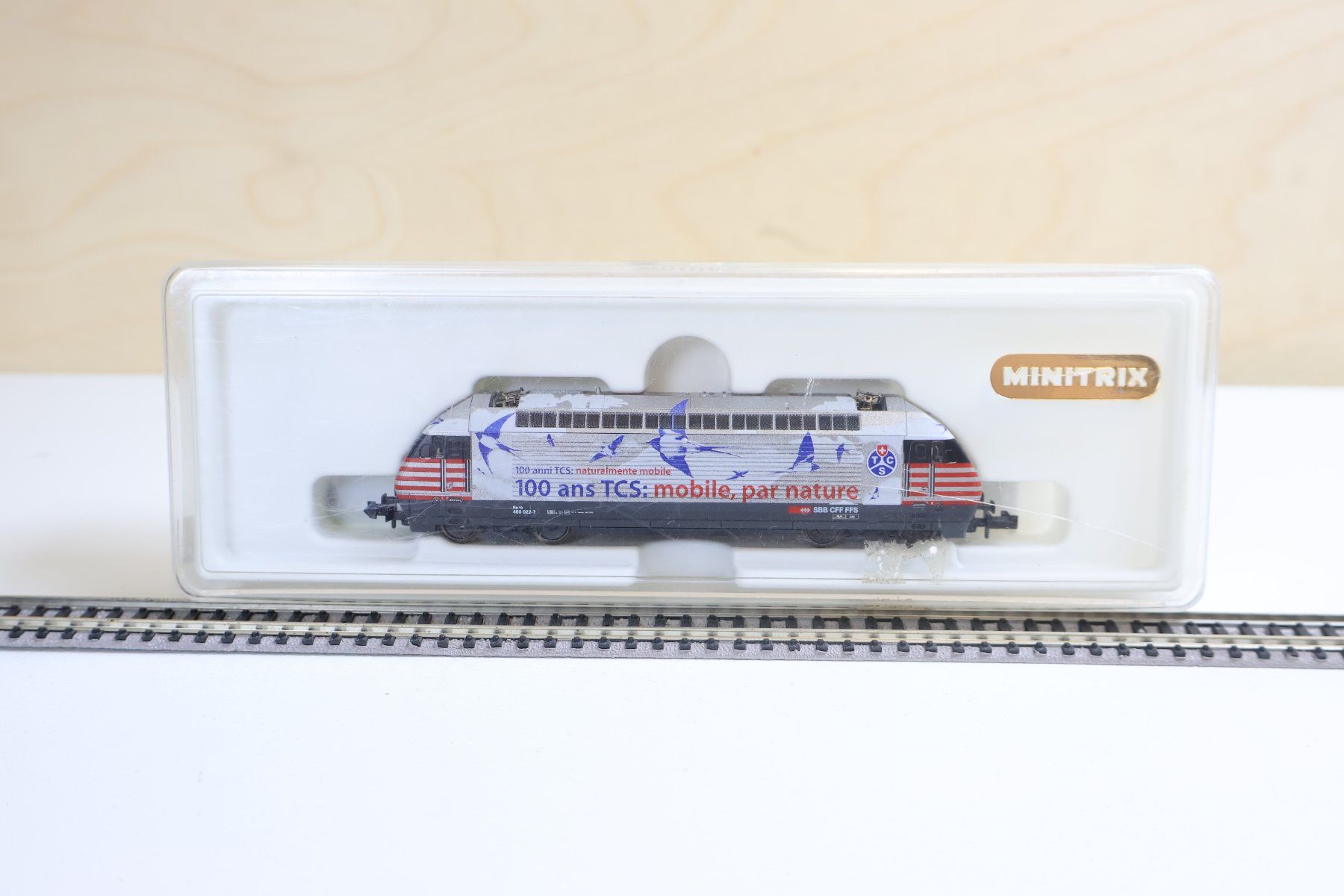 Trix Modellini di ferrovie: Minitrix SBB Re 460 E-Lok "TCS Modell" Spur N – Usato da Winterthur venduto da Monstera 4