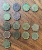 Deutschland 5 Pfennig Lot / 15 Stk. / ab 1950