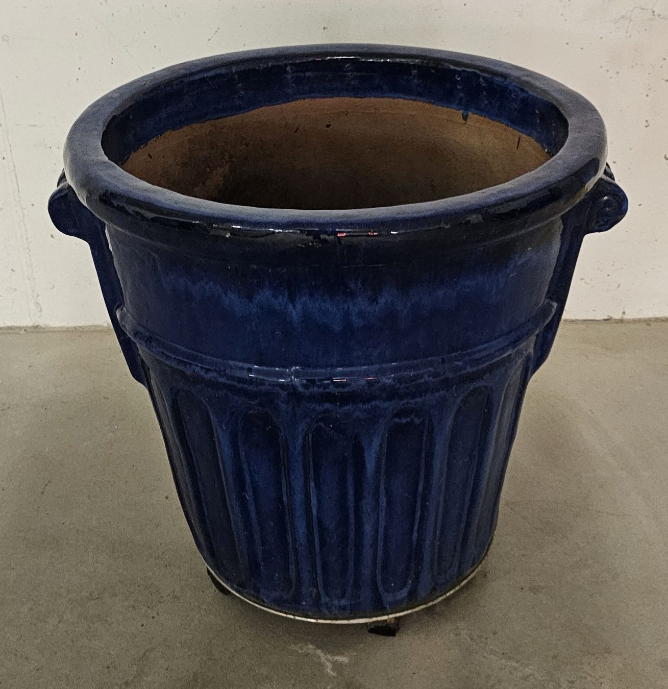 Vasi per fiori: Grosser blauer Keramikblumentopf – Usato da Staffelbach venduto da Ddado01 2