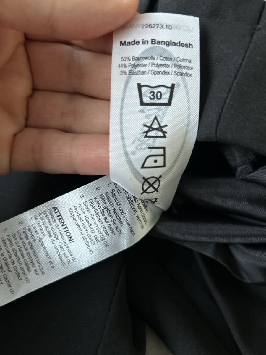 Pantaloni: Anzugshose von Chicoree, Grösse M, schwarz – Nuovo (secondo la descrizione) da Erlinsbach SO venduto da hallon480 4
