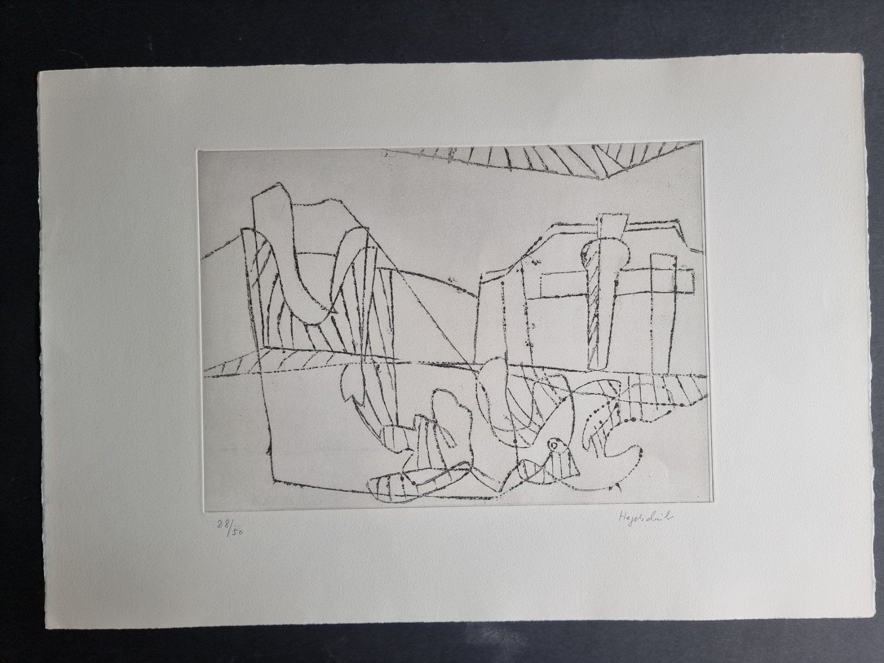 Grafica & Litografie: MAX HEGETSCHWEILER RADIERUNG SIGNIERT NUMMERIERT – Usato da Gersau venduto da kunst-online
