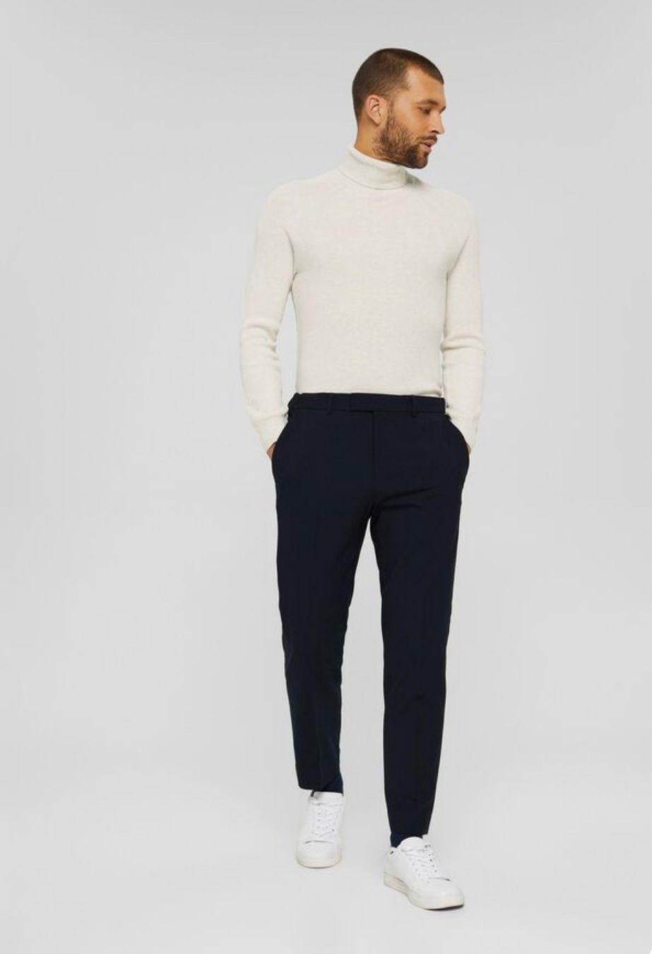 Esprit Pantaloni: Wool: Hose mit Gummibund – Nuovo e nell'imballaggio originale da Wittenbach venduto da bes_k8vr 1