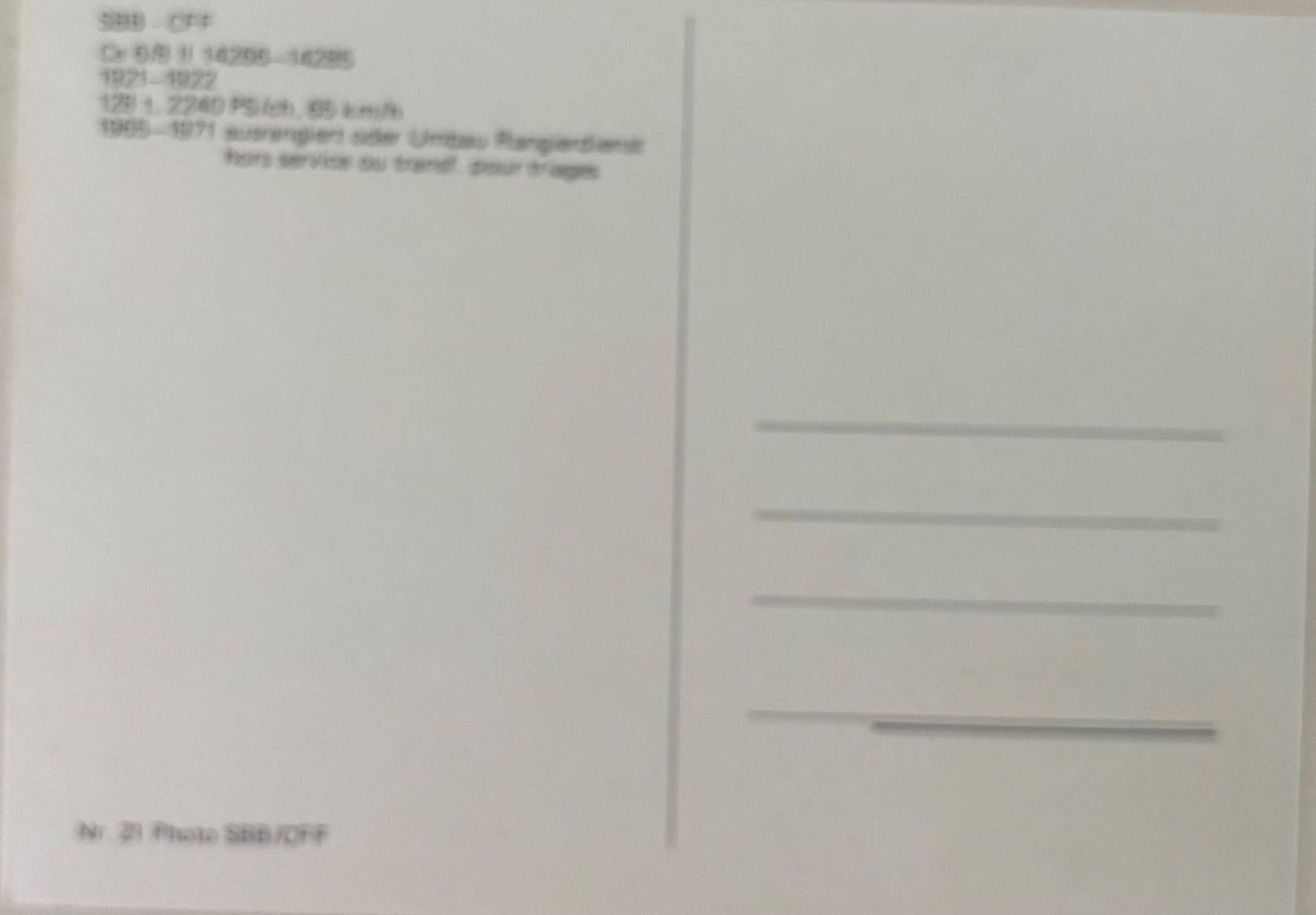 Cartoline postali: Maximumkarte, Philatelie, SBB, Lokomotive – Usato da Frauenfeld venduto da Merk52 1