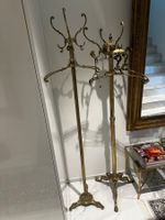 Garderobenständer Messing Set 2 Stücke ornate Jugendstil