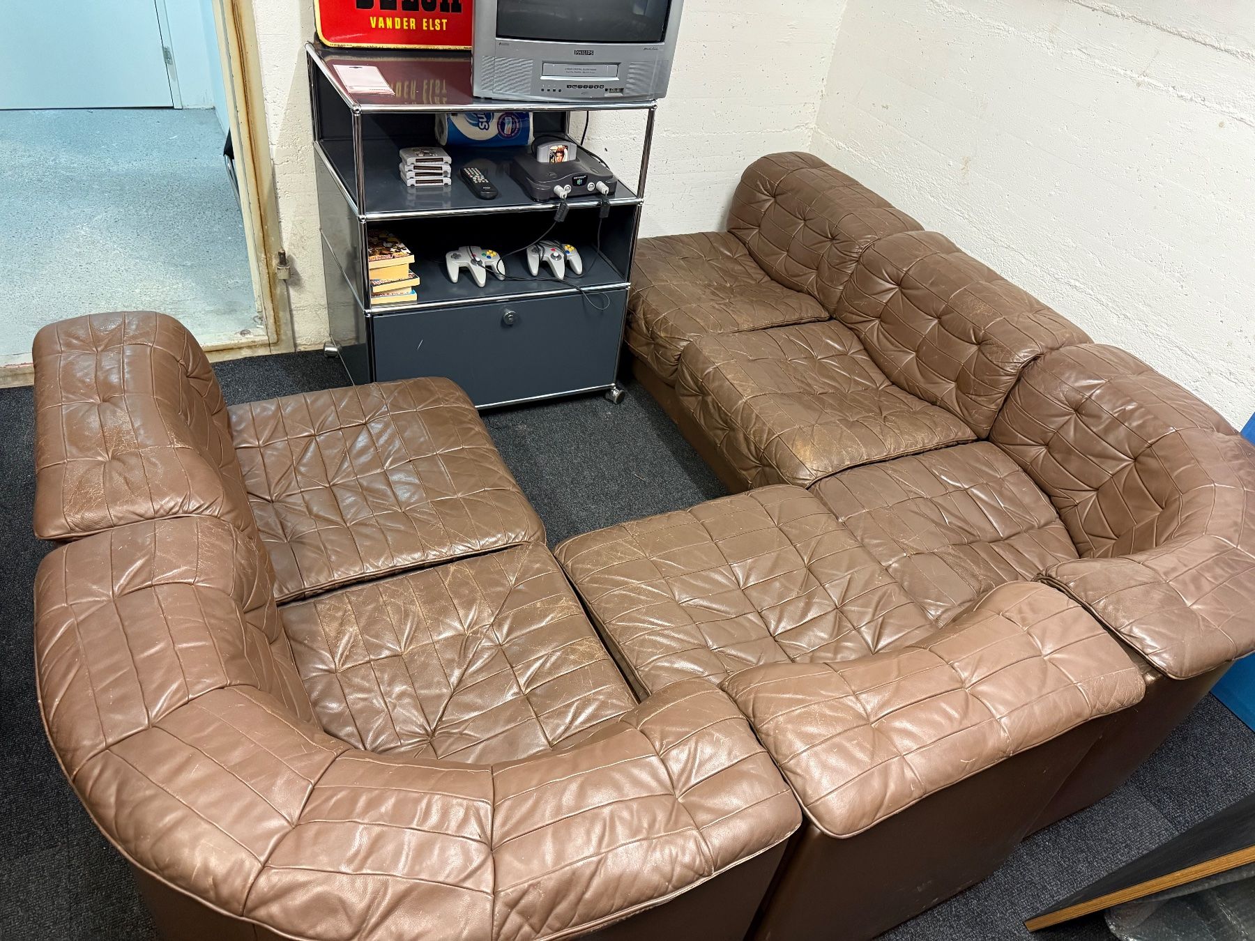 De Sede Divani: De Sede Sofa DS11 DS-11, vintage Patchwork Modular Sofa – Usato da zürich venduto da PapaMoll86