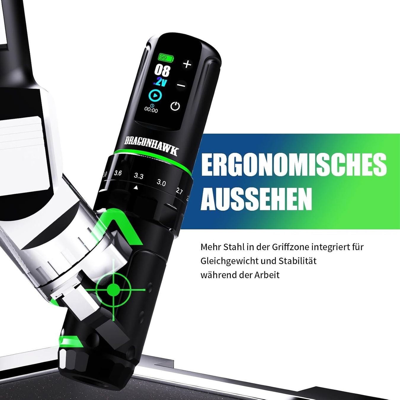 Alle Maschinen: Tattoo Maschine Set Kabellos 2000mAh mit Stencil Drucker – Neu und originalverpackt aus Schaffhausen von her_zt65 3