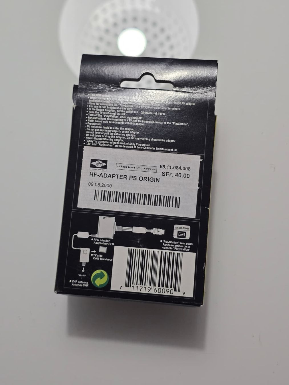Unità & Adattatore: Sony PlayStation RFU Adapter SCPH-1122 – PS1 / PS2 – Nuovo (secondo la descrizione) da Emmen venduto da SpassBieterBot 1