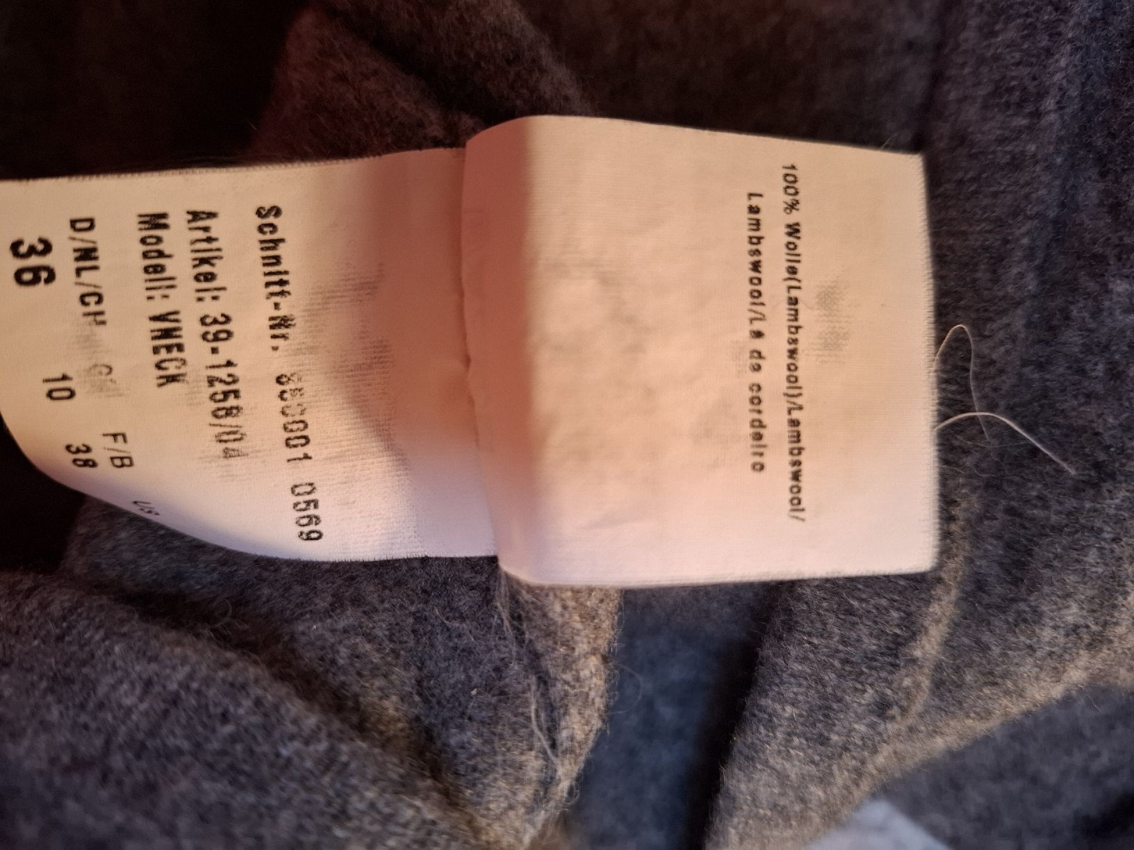 Maglioni & Felpe: XS S Damen pullover Grau 100 % Lammwolle winter busines 2000 – Usato da Vinelz venduto da sonnenmond77 6