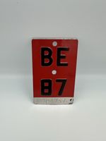 Velonummer BE 87