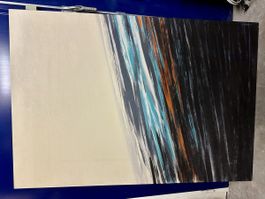 Tableau grand format signé C.Zurcher 1989.
