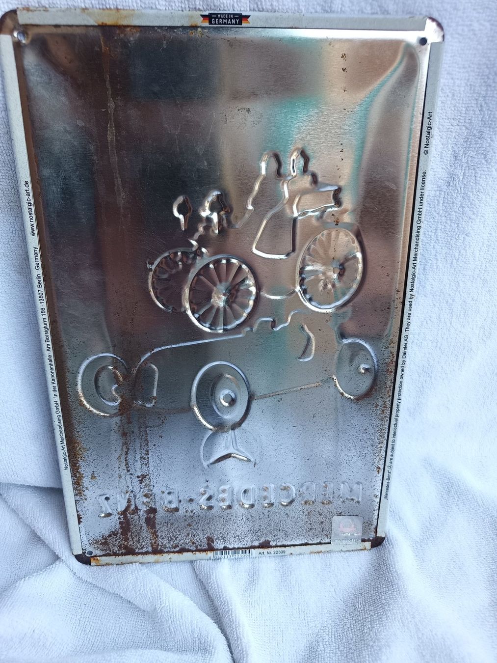 Mercedes-Benz Schilder: Blechschild Mercedes- Benz / Daimler – Gebraucht aus Oberegg von 19franzi94 3