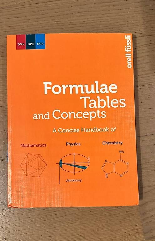 Libri: Formulae Tables and Concepts – Usato da Neftenbach venduto da Toantoro