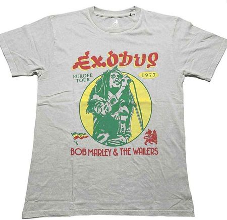 Bob Marley T-Shirt XL 1977 Tour (Grey) (Wash Collection Neu)