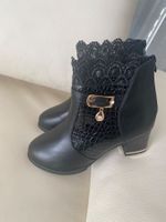 stilvolle und edle Stiefeletten mit Décor, 38