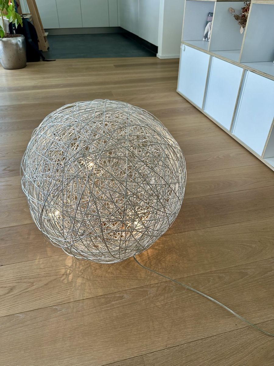 Lampen: Kugel Lampe Drahtgeflecht gross mit Schalter – Gebraucht aus Oberengstringen von st.men 3