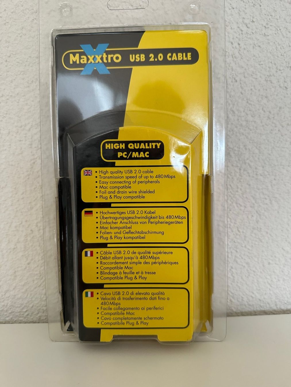 Cavi: Maxxtro USB 2.0 Verlängerungskabel 1,8m – Nuovo e nell'imballaggio originale da Basel venduto da Nermin00 1