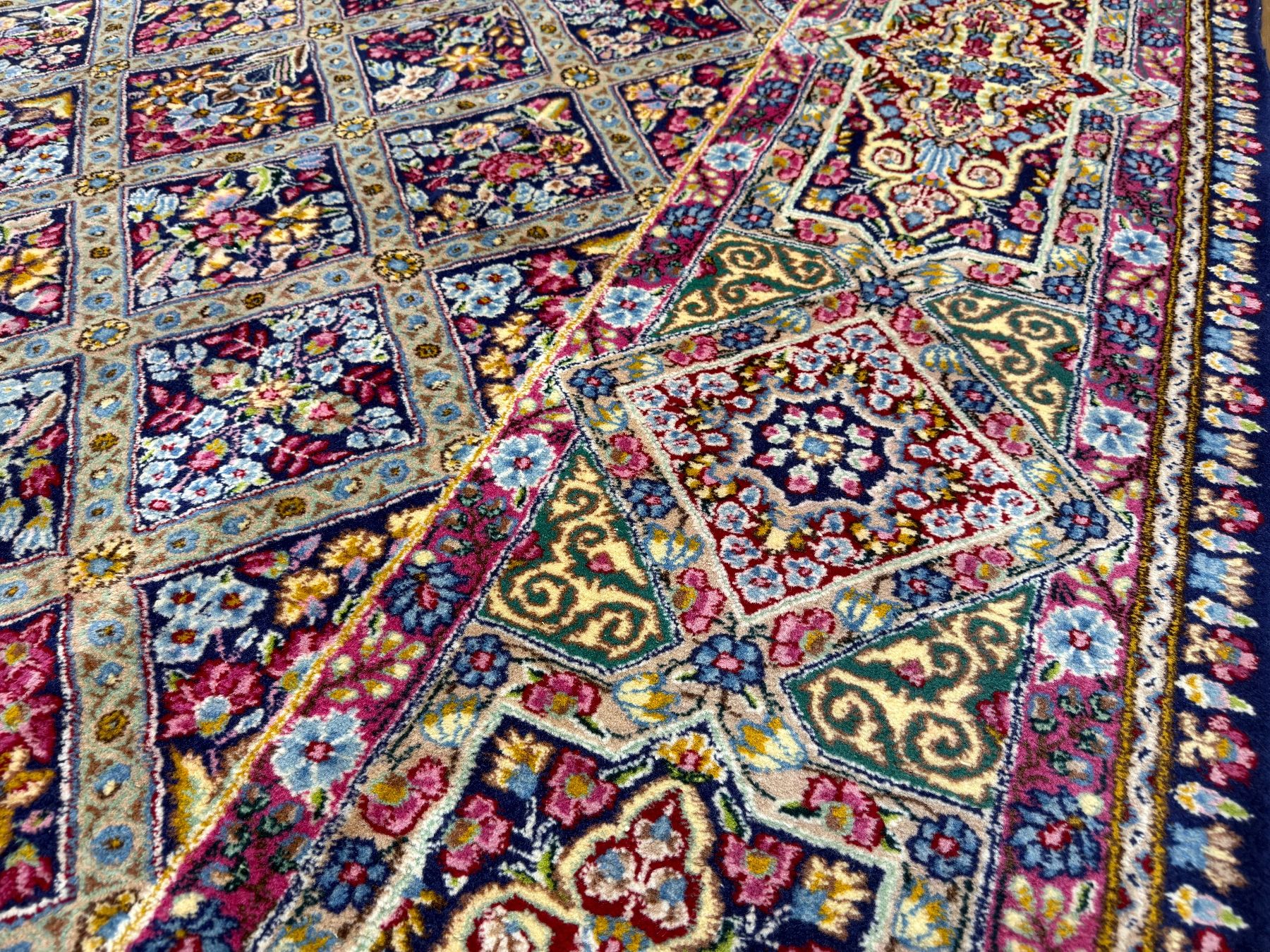 Tappeti: 3,5 x 3,1 m Kirman Perserteppich - fast quadratisch – Usato da Bennau venduto da Mayer_Carpets 9