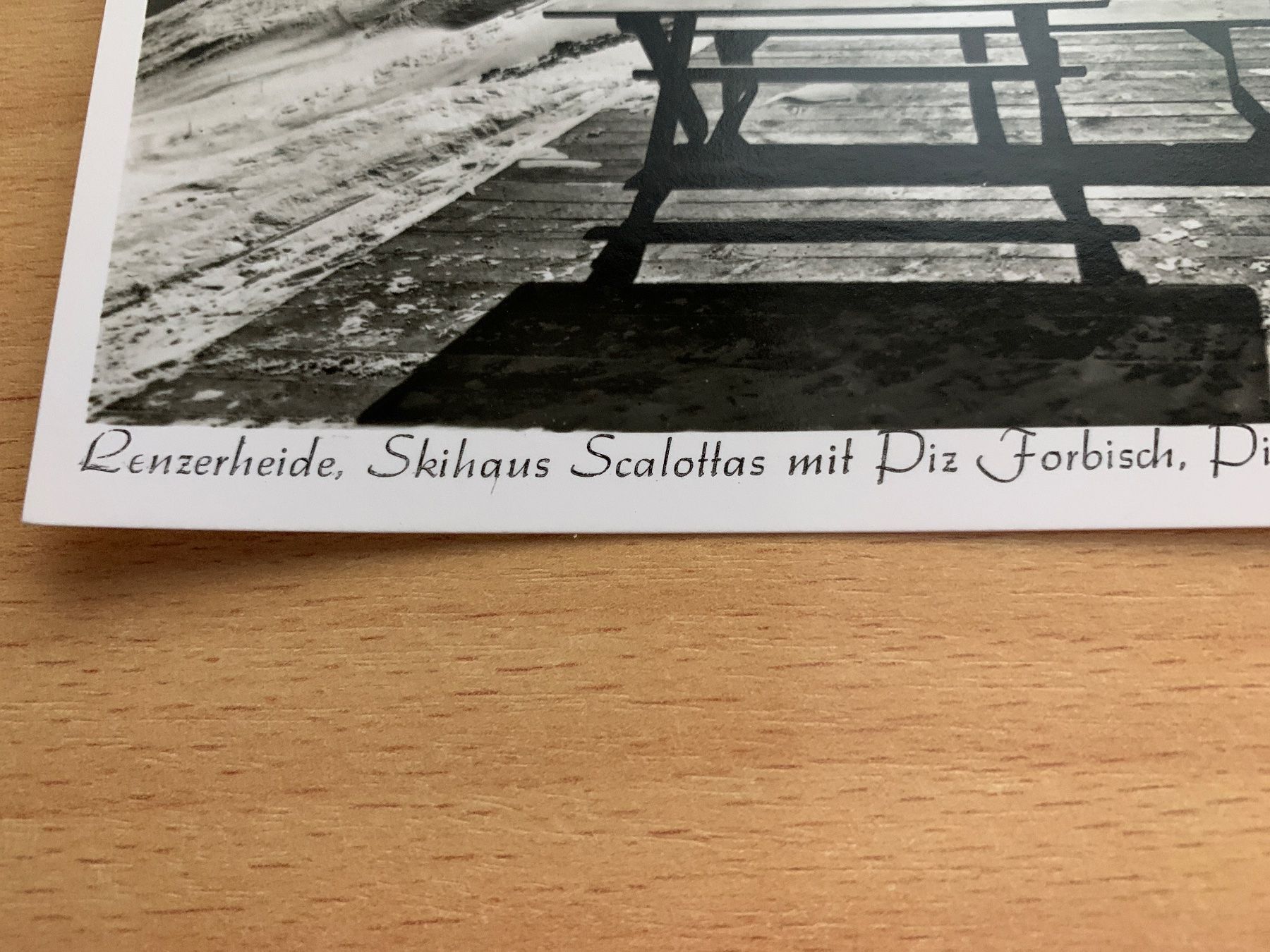 Ansichtskarten: ANTIKE ANSICHTSKARTE LENZERHEIDE SKIHAUS SCALOTTAS********* – Gebraucht aus Ibach von lisch3 1