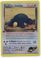Pokémon Rocket’s Snorlax 33/132 Gym Challenge Holo (NM)