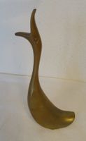 Messing Gans Figur Skulptur Vintage Ente 80er
