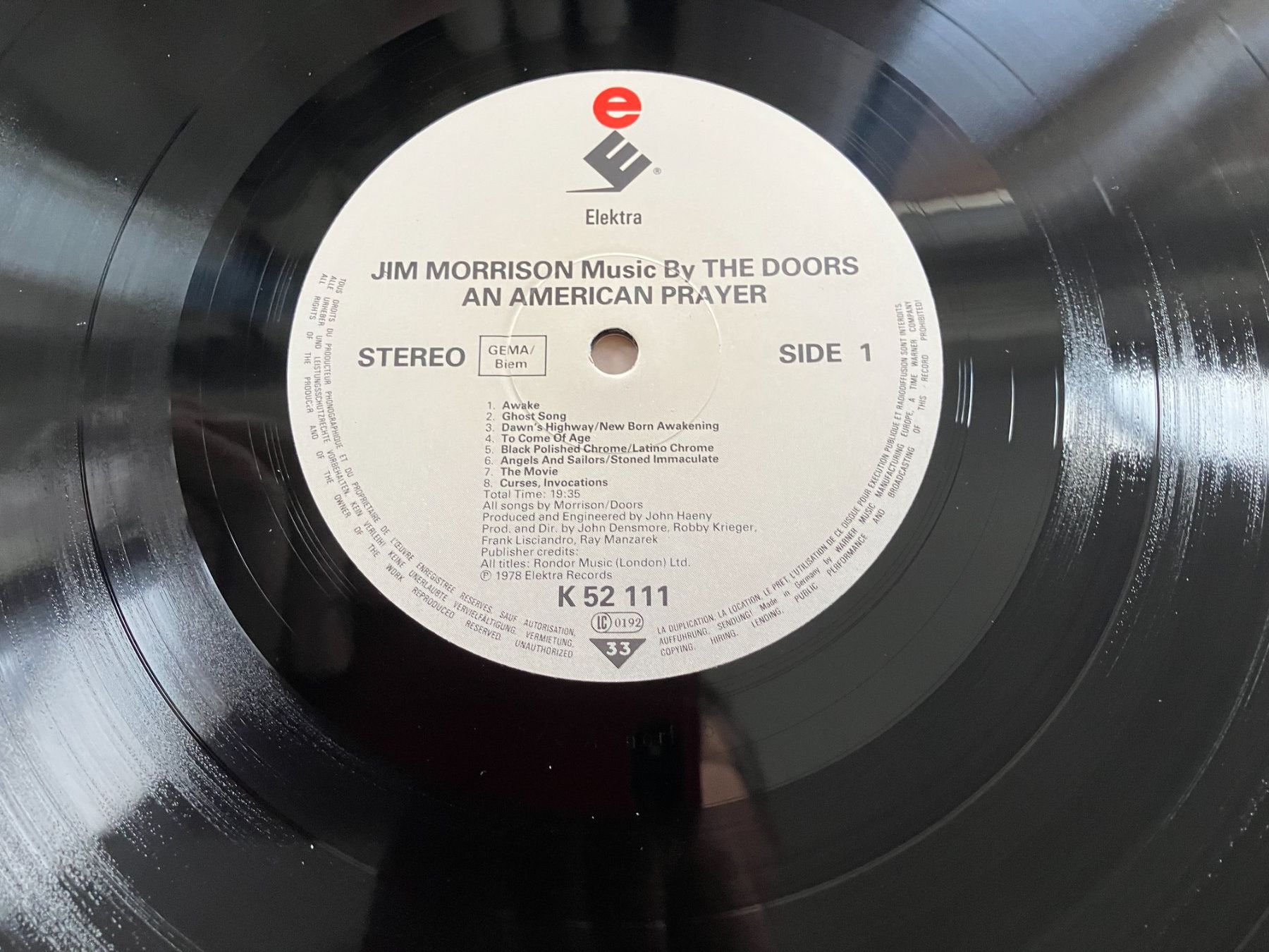 Dischi in vinile: The Doors – Usato da Aarwangen venduto da Jukebox3 6