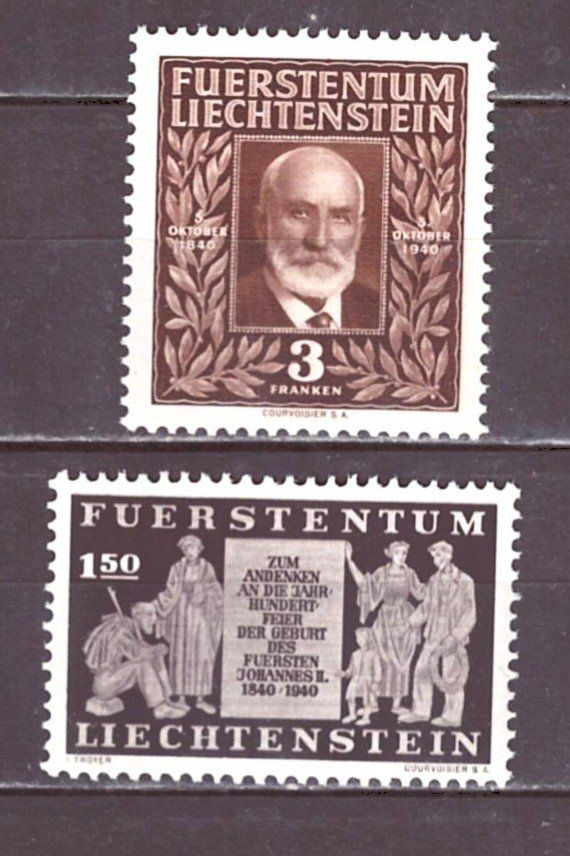 Tous les timbres: # 22 --- LIECHTENSTEIN POSTFRISCH – Neuf (Voir description) à Dübendorf par Piero2