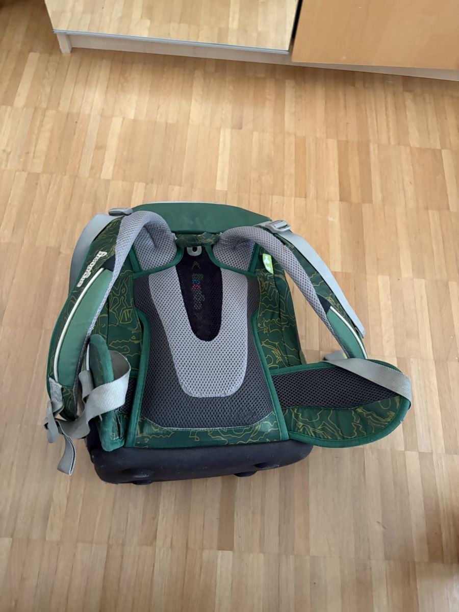 Ergobag Kindertaschen: Ergobag Rucksack grün gemustert – Gebraucht aus Kloten von fjehle72 2
