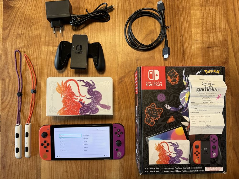 Nintendo Switch OLED Pokémon Scarlet & Violet Edition | Kaufen auf Ricardo