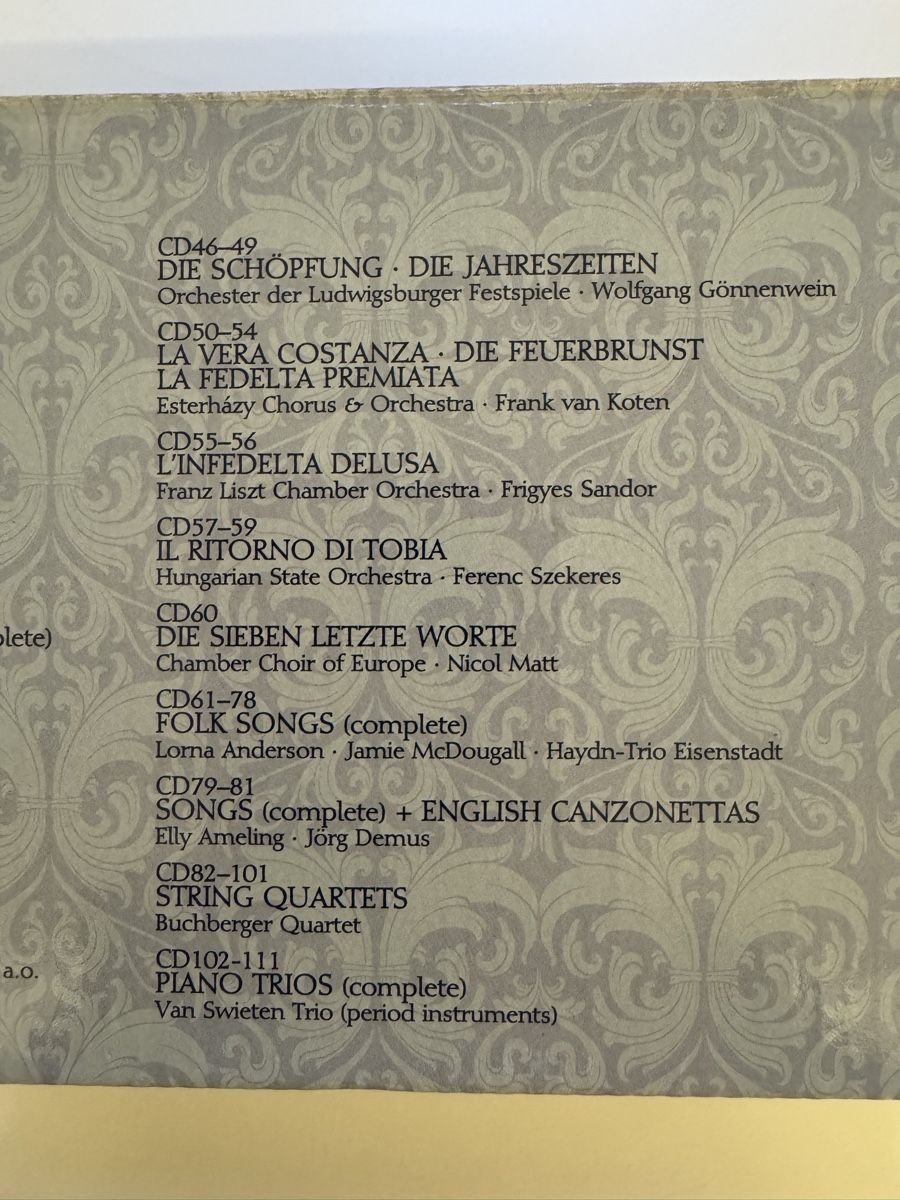 CD: Joseph Haydn Edition Brilliant Classics 150 CDs Box – Nuovo (secondo la descrizione) da Birsfelden venduto da inf_l2yy 6