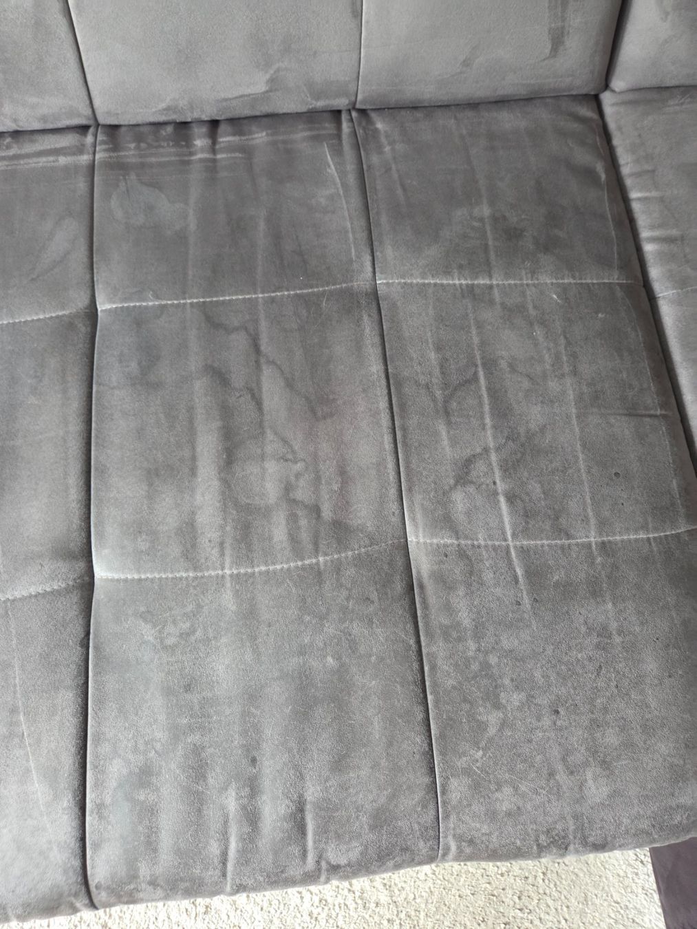 Divani: Ecksofa Grau mit Stoffbezug – Usato da Dietikon venduto da Rebi12345 3