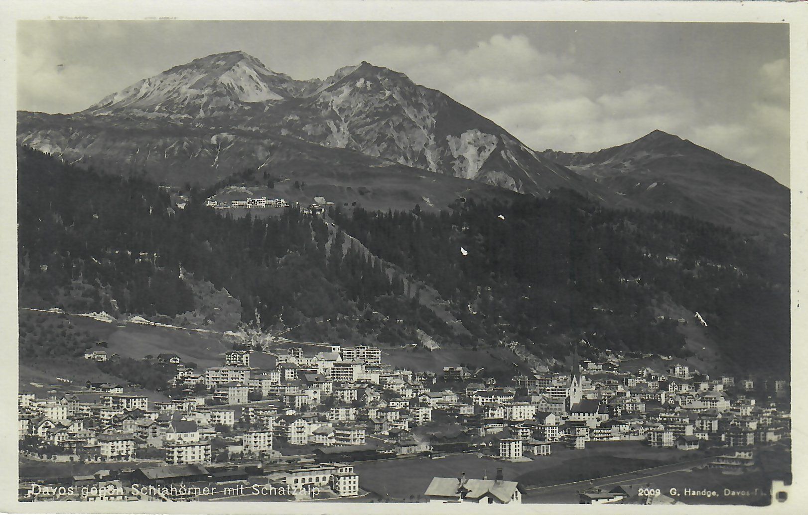 Cartoline postali: Alte AK Davos - GR – Usato da Flirsch venduto da sammlerliebe