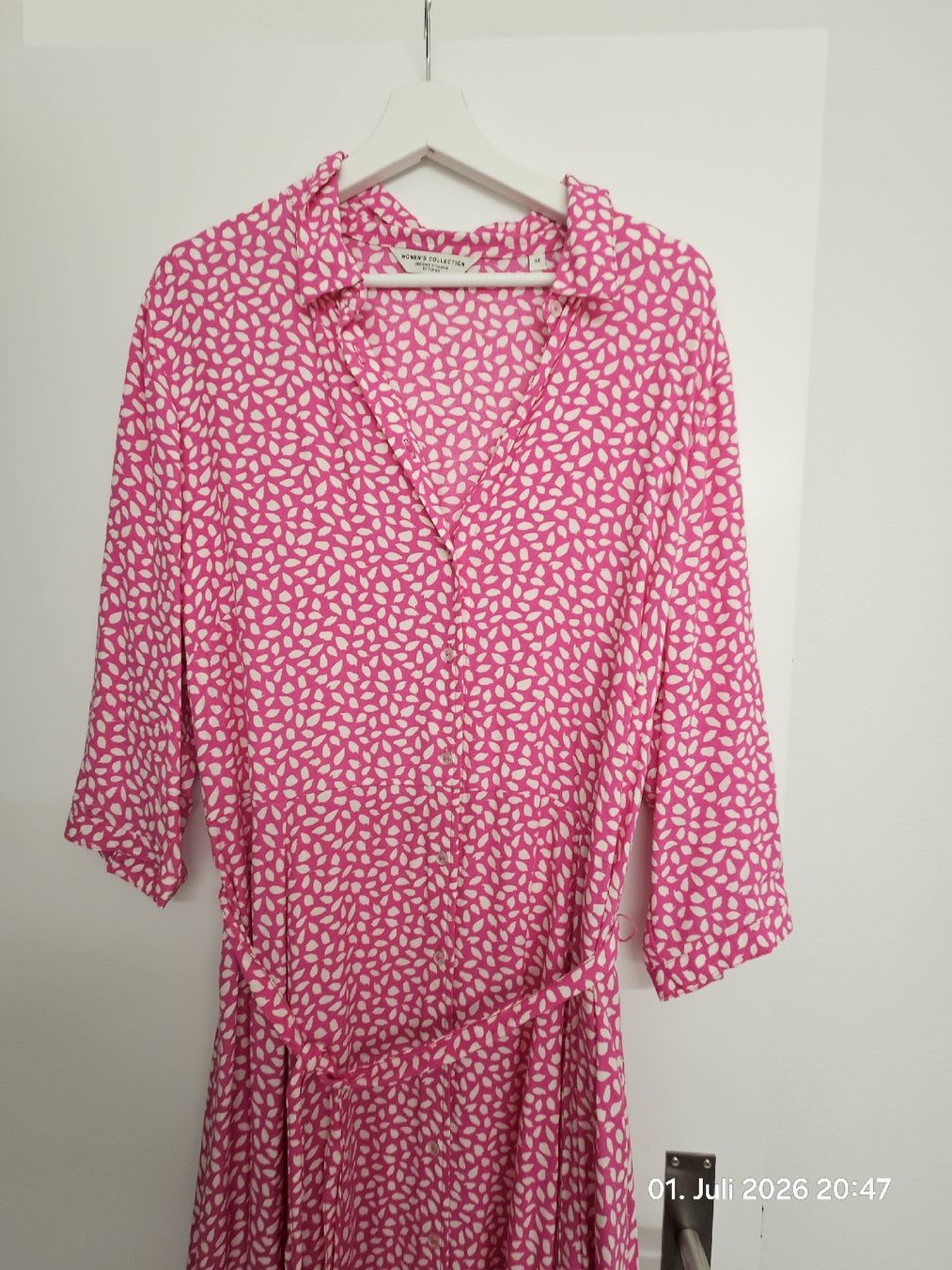 Vestiti: Sommerkleid rosa/weiss-Grösse 44 – Usato da Bünzen venduto da Milly32